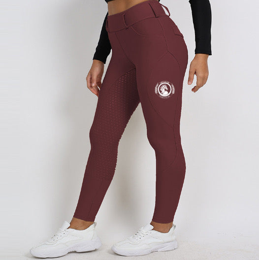 Burgundy Riding Breeches