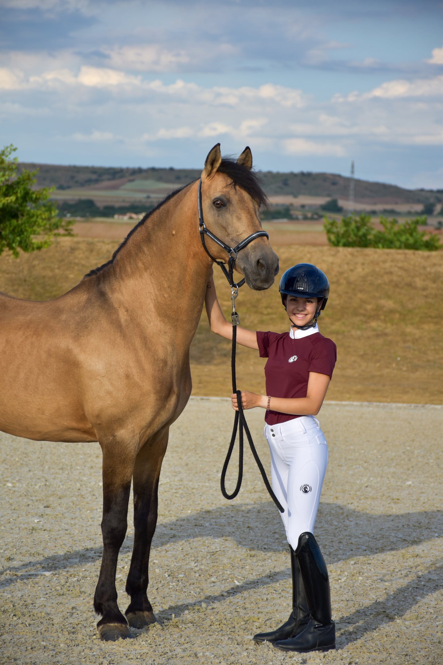 Burgundy Competition Shirt