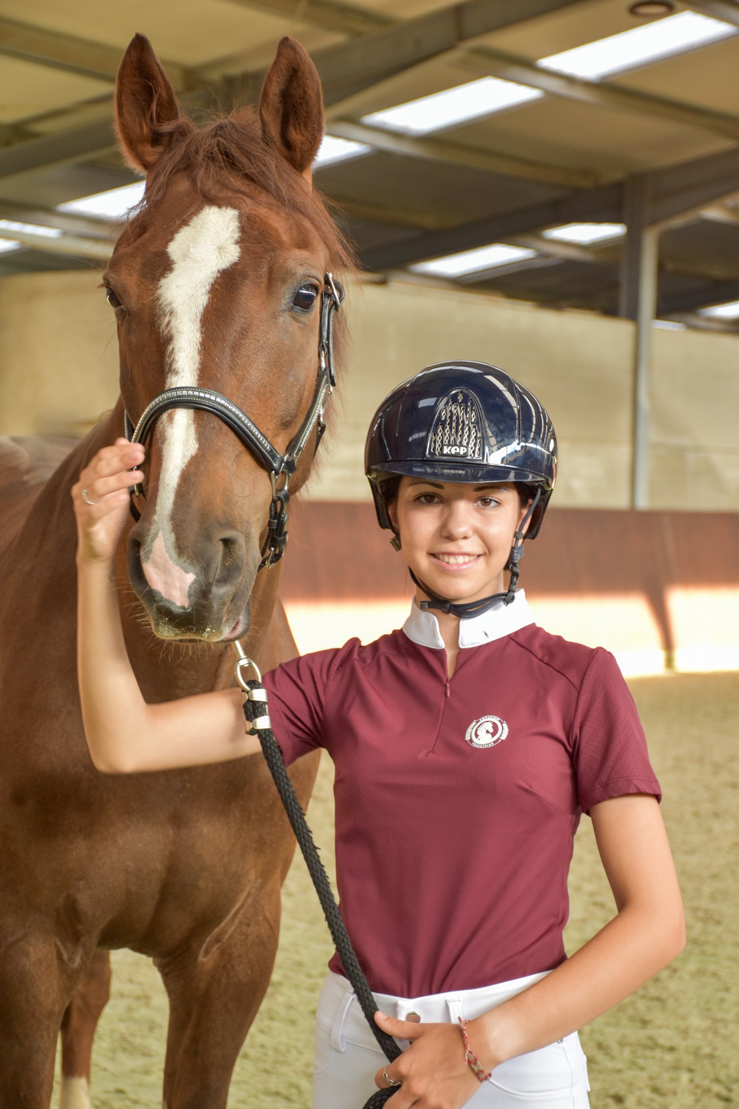 Burgundy Competition Shirt